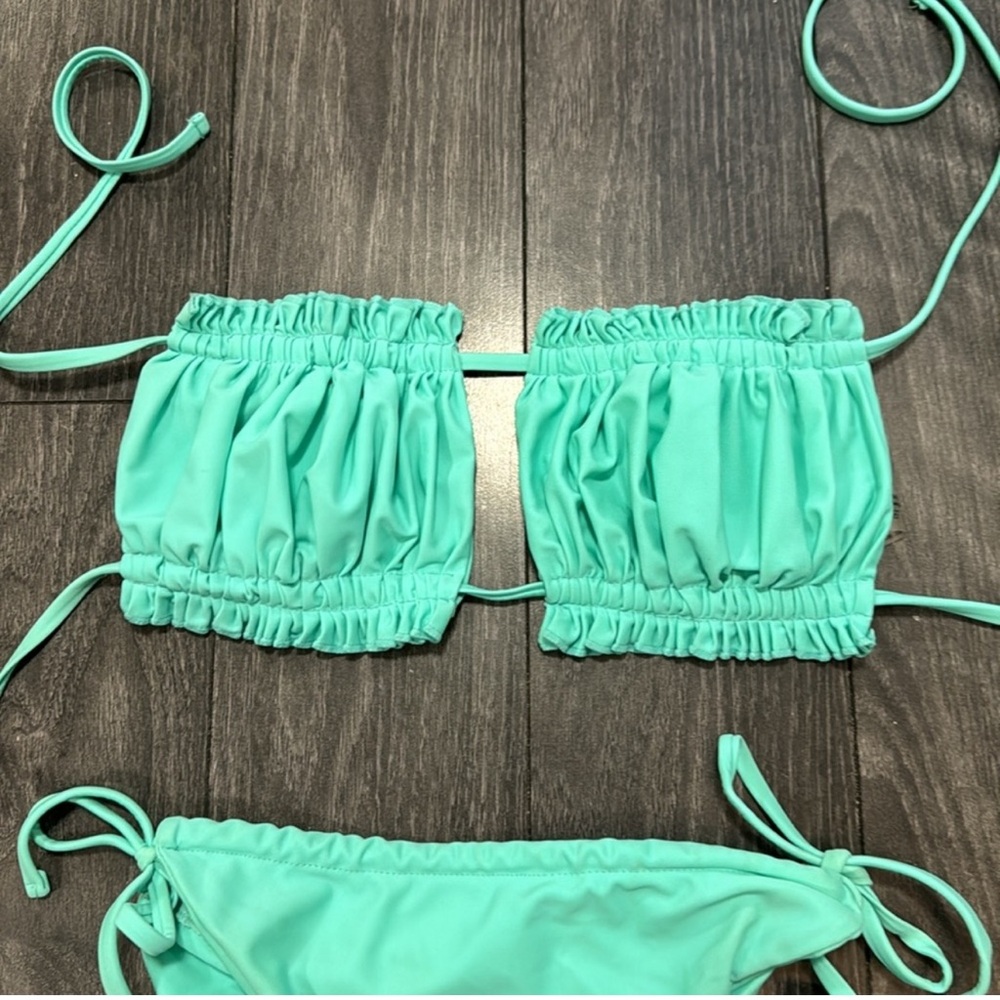 SHEIN 💚mint green bikini Size M - Picture 2 of 4